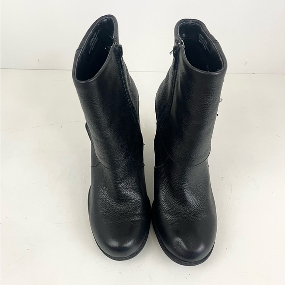 BOC Trapise Ankle Booties Boots Black Leather Side Zip Size 6 / 36.5 - Picture 3 of 16
